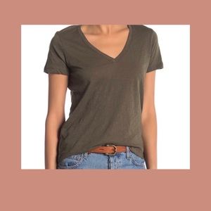 Madewell, olive green tshirt, size small